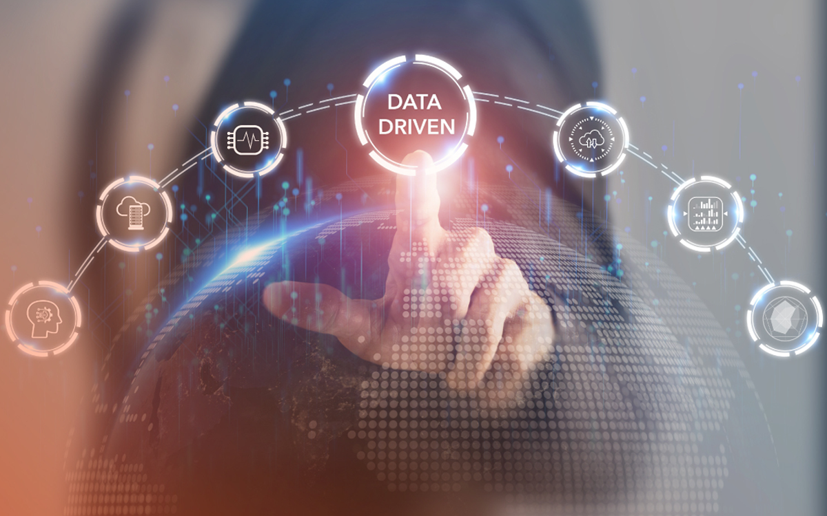 Data-Driven Marketing dashboard showing performance overview